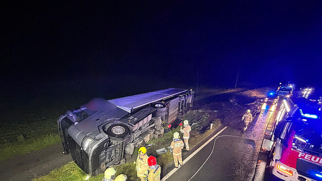 Lkw-Unfall in Saalfelden