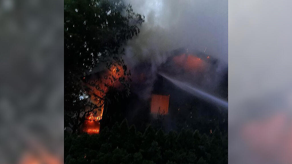 Dachstuhlbrand Obertrum