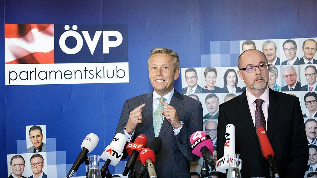 Vavrik (re.) wechselte zur ÖVP.