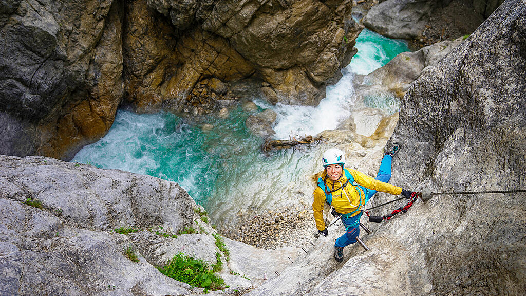 Klettersteig, Galitzenklamm