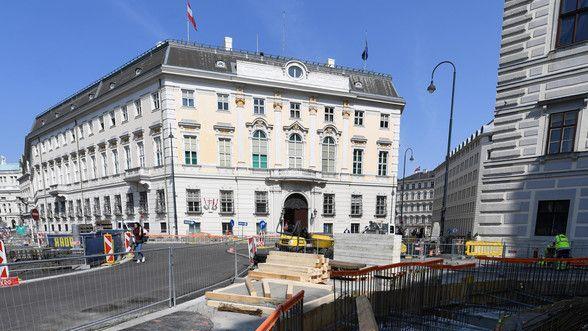 Baustelle vor Bundeskanzleramt gestoppt
