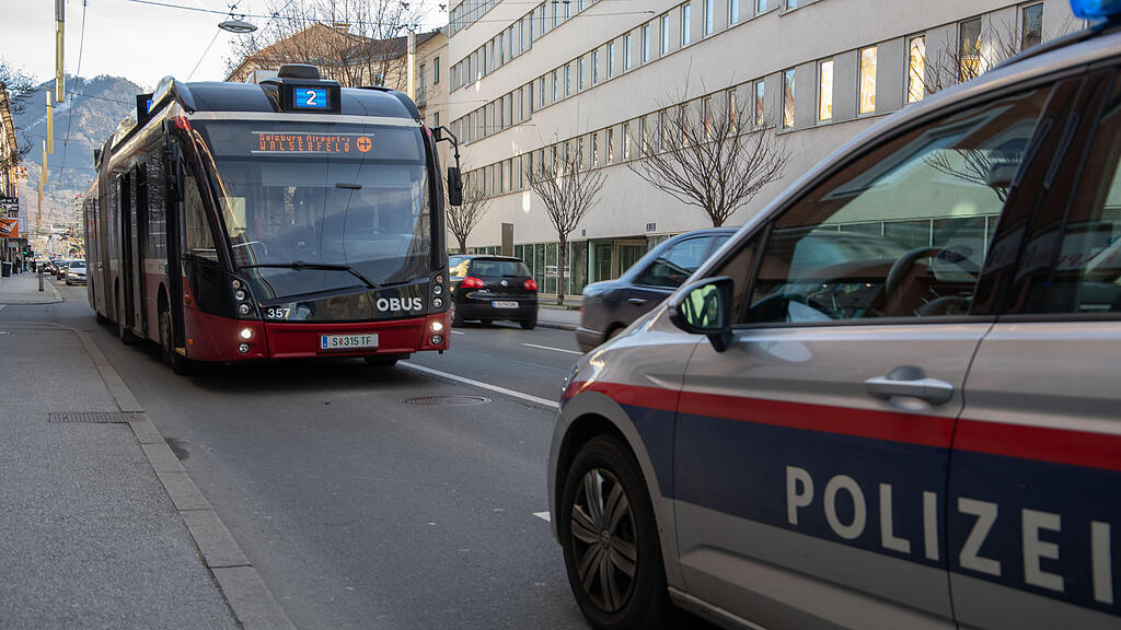 Unfall mit O-Bus Ignaz-Harrer-Straße