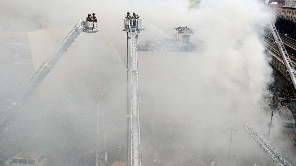 Explosion in New York: Zwei Gebäude eingestürzt