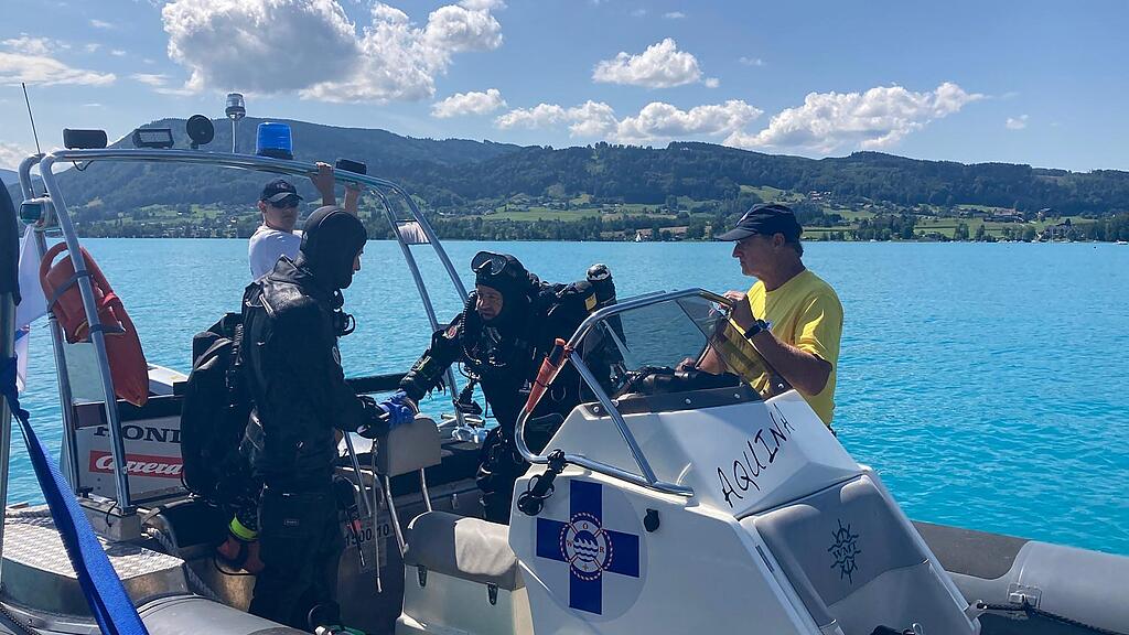 Bergung Holzboot Attersee