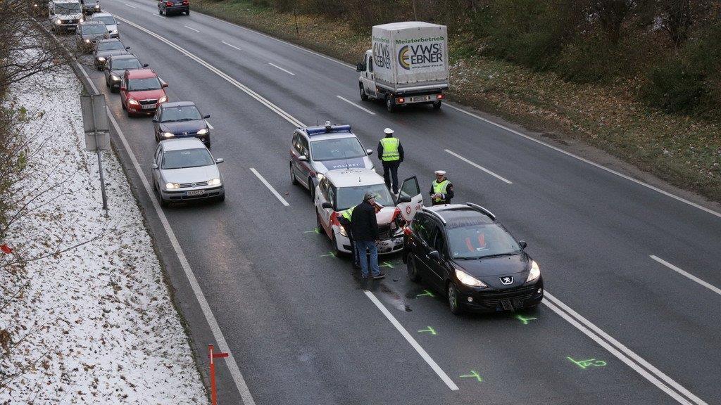 Auffahrunfall bei Anifer Kreuzung
