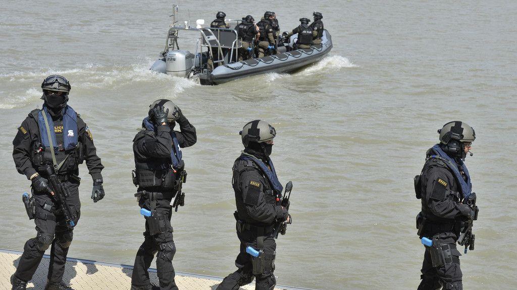 Terrorübung auf der Donau