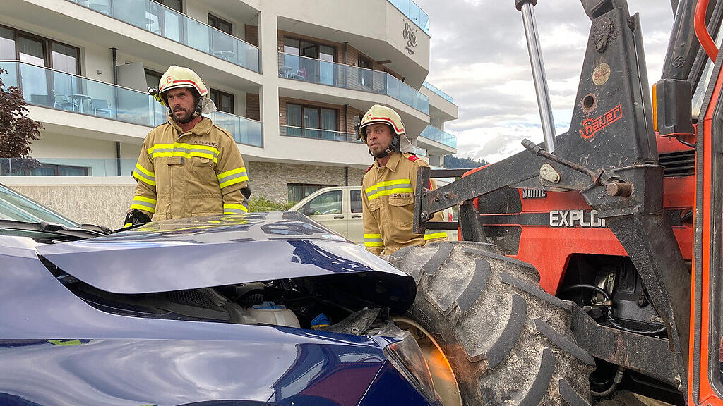 Piesendorf: Auto contra Traktor
