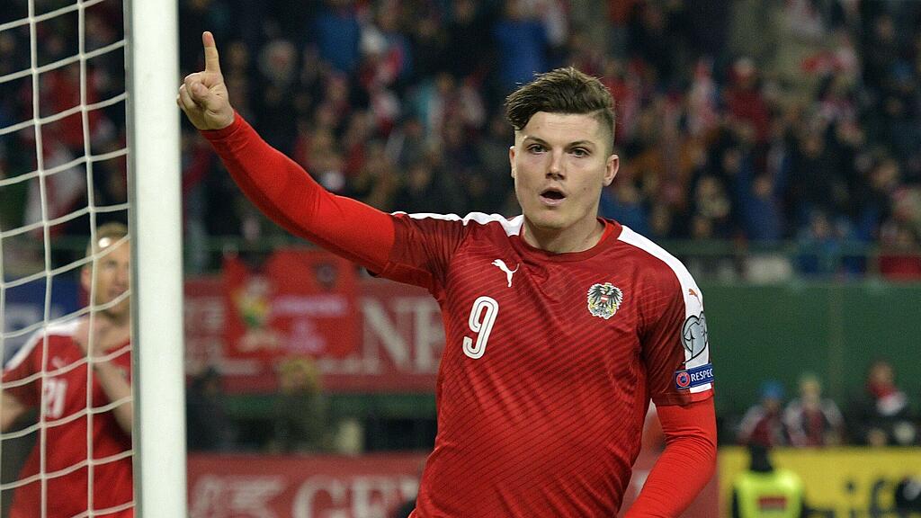 Marcel Sabitzer trifft zum 1:0.