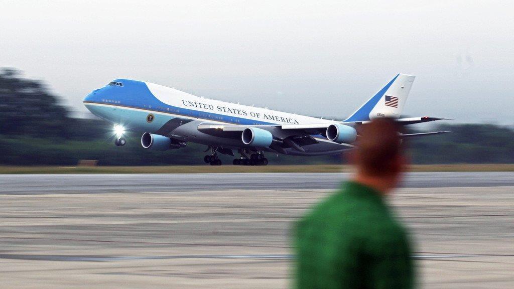 Die Air Force One in Aktion