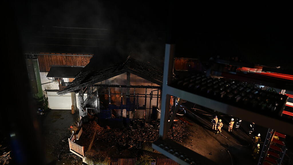 Großbrand Bauernhof Großarl