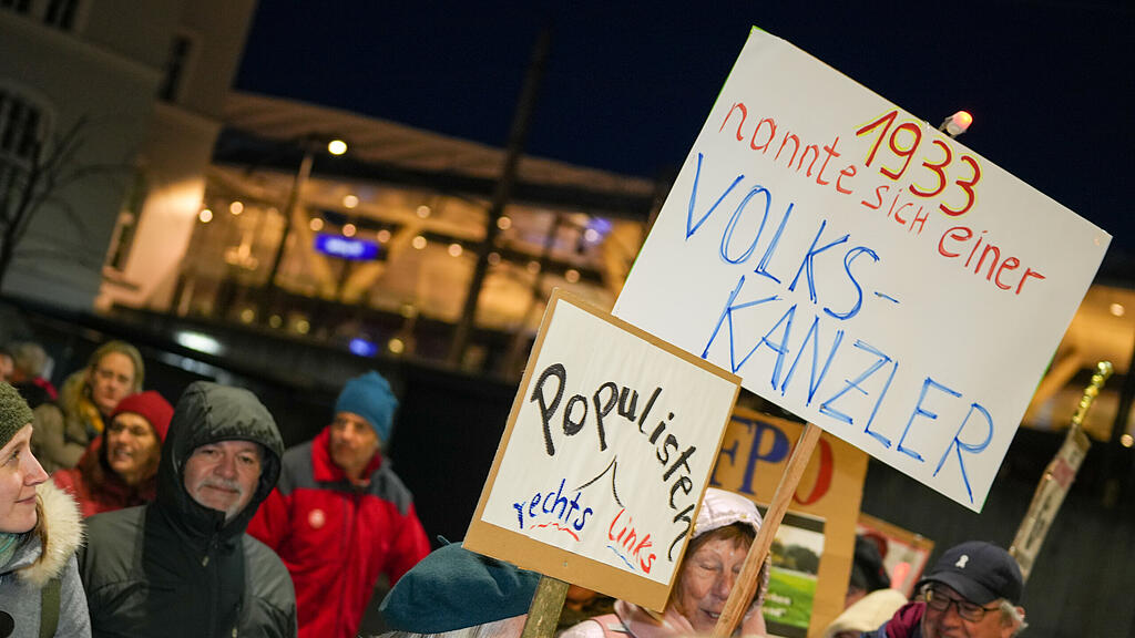 "Demo gegen Rechts" in Salzburg-Stadt