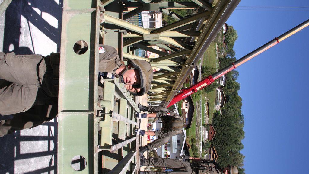 Fußgängerbrücke in Mittersill errichtet