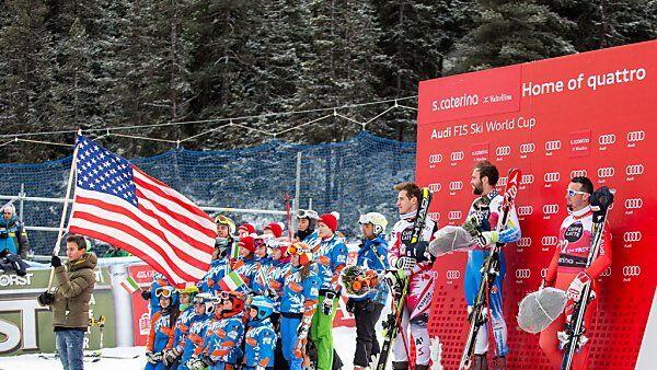 Trotz USA-Fahne ein starker Tag für den ÖSV