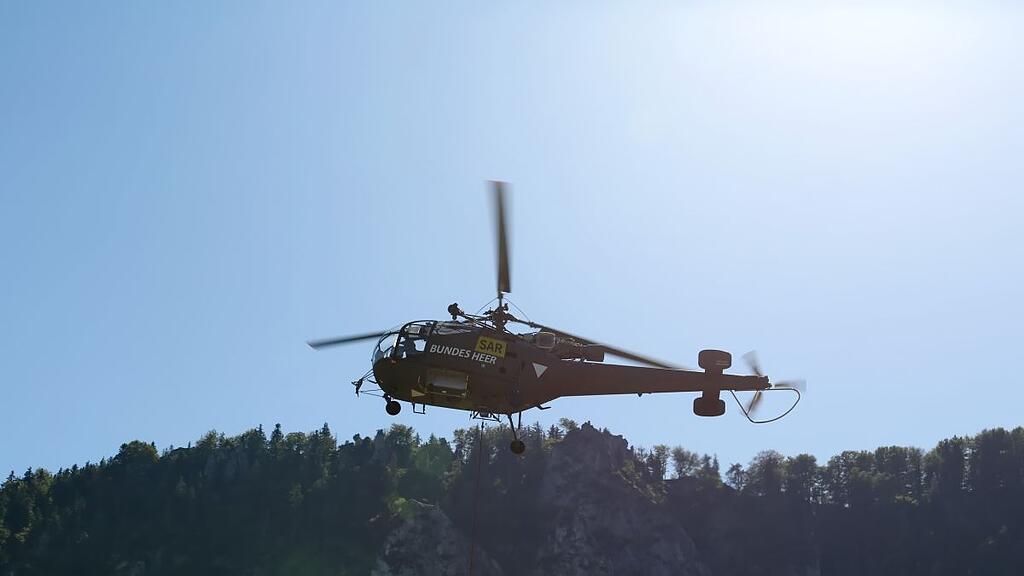 Waldbrand-Übung in Koppl und am Nockstein
