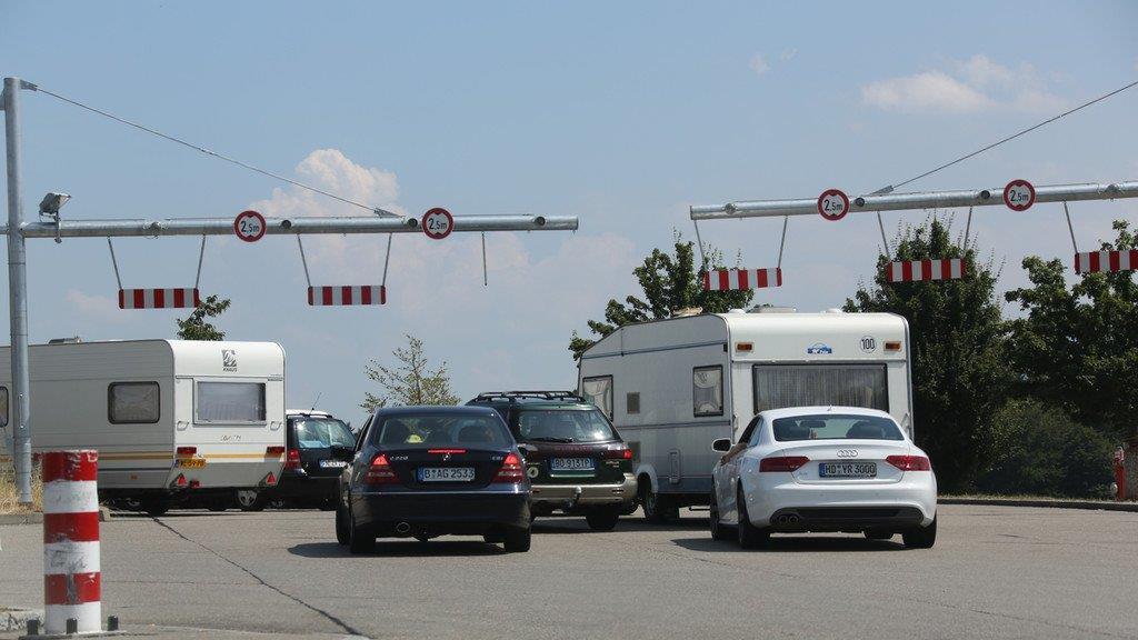 Urlauberverkehr auf der A8