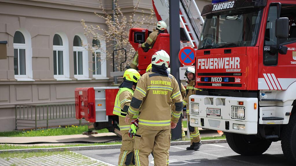 Großübung in der Landesklinik Tamsweg