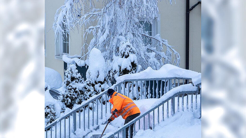 Neuschnee in Salzburg