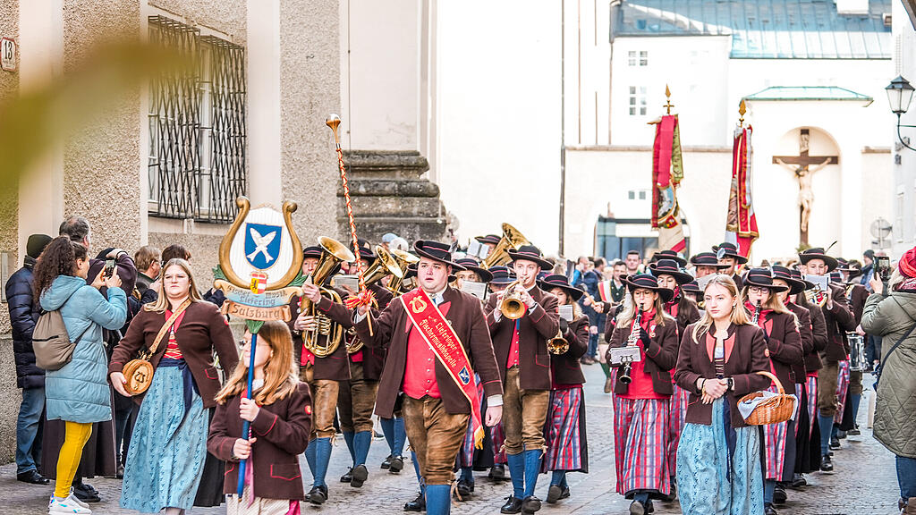 Der traditionelle Metzgersprung in Salzburg
