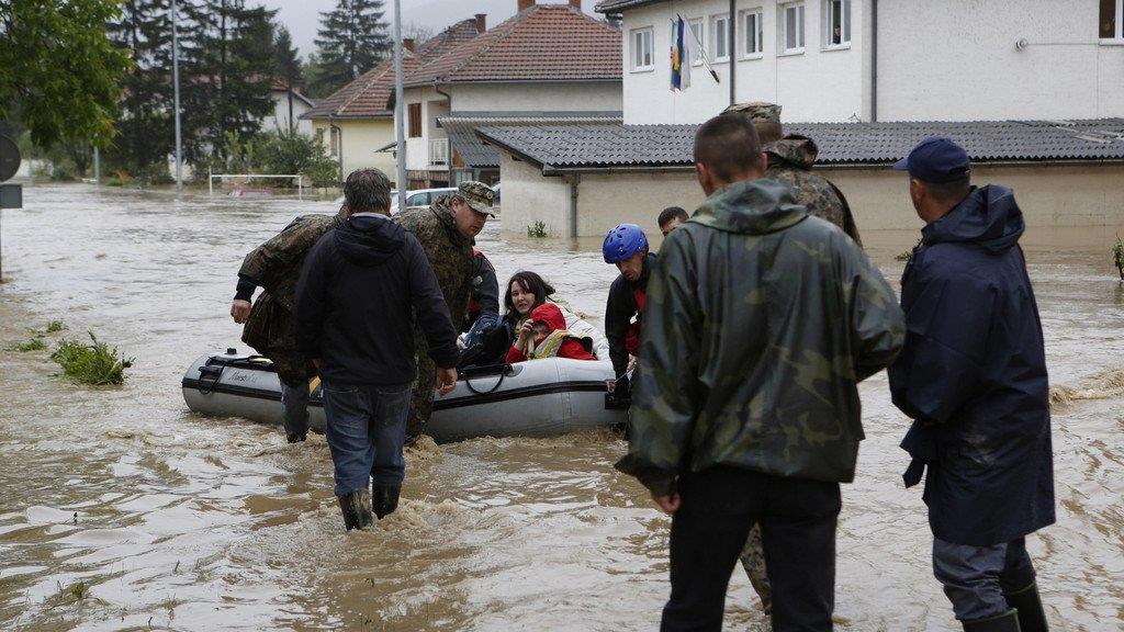 Unwetter am Balkan