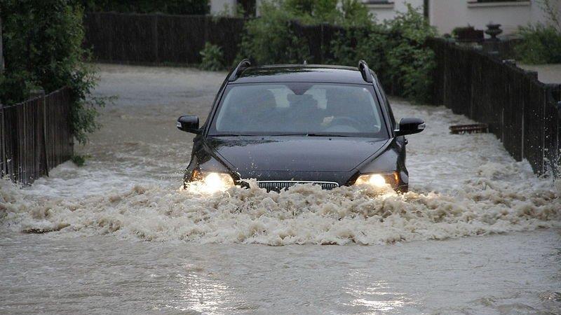 Hochwasser in Freilassing