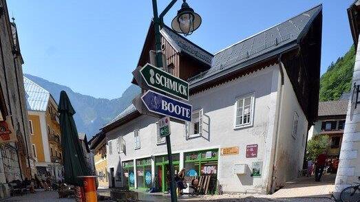 Hochwasser in Hallstatt