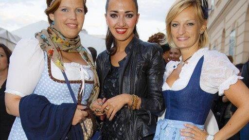 Promis bei der Eröffnung der Vienna Fashion Week 2013