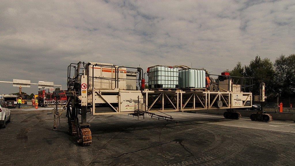 A1: Asphaltierungsarbeiten gestartet
