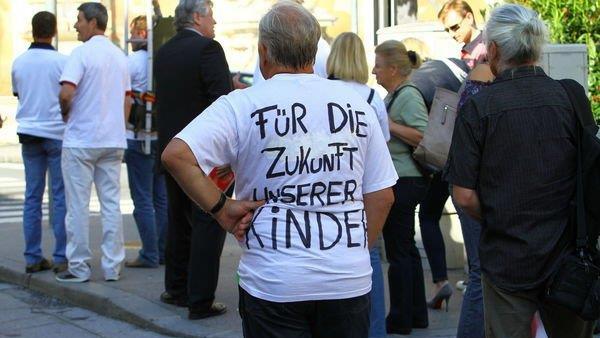 Bilder der Abseilaktion