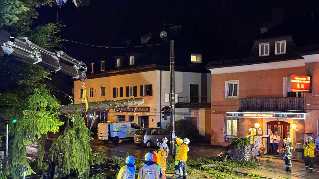 Gewitterfotos Salzburg-Stadt