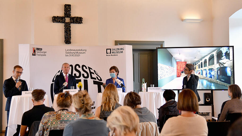 Salzburger Landesausstellung, Medientermin, Salzburger Festspiele