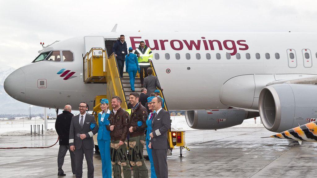 Eurowings landet A320 erstmals in Salzburg II