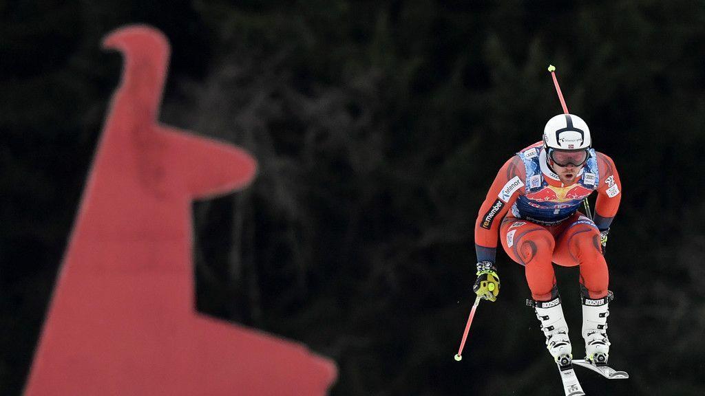 Abfahrtstraining in Kitzbühel