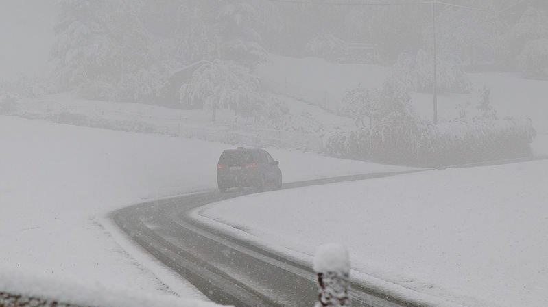 Schnee im Flachgau