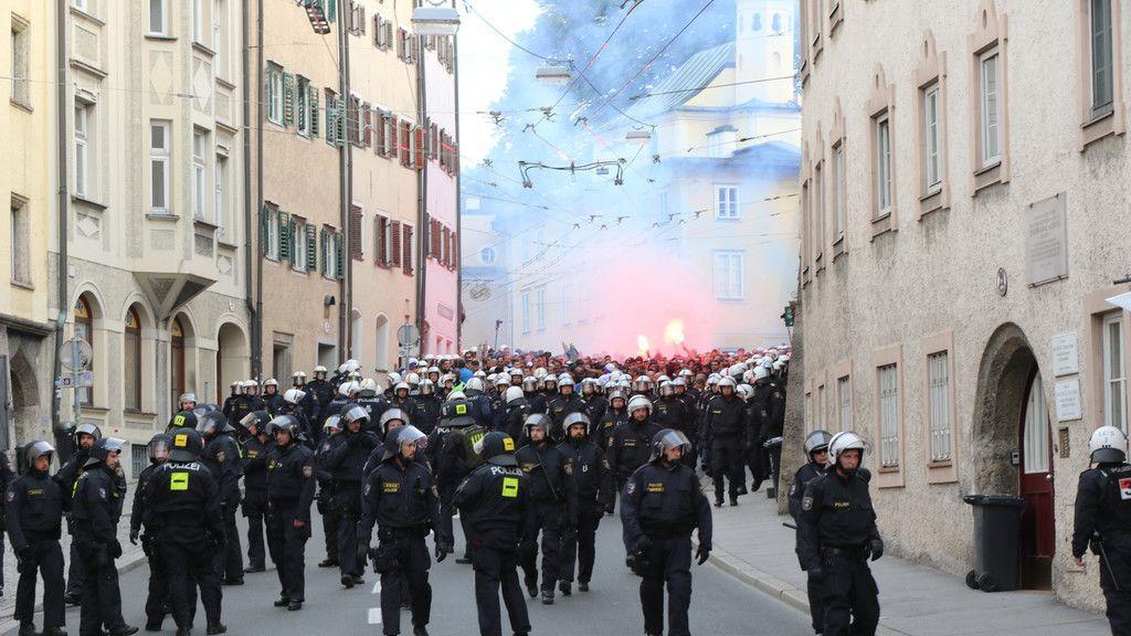 Fanmarsch Marseille vs. Red Bull Salzburg