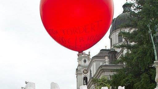 Gastronomen-Demo am Residenzplatz