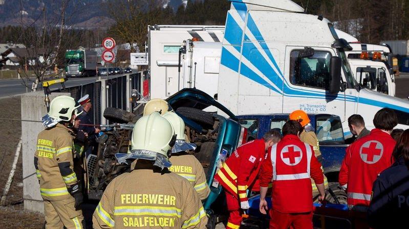Schwerer Crash in Saalfelden