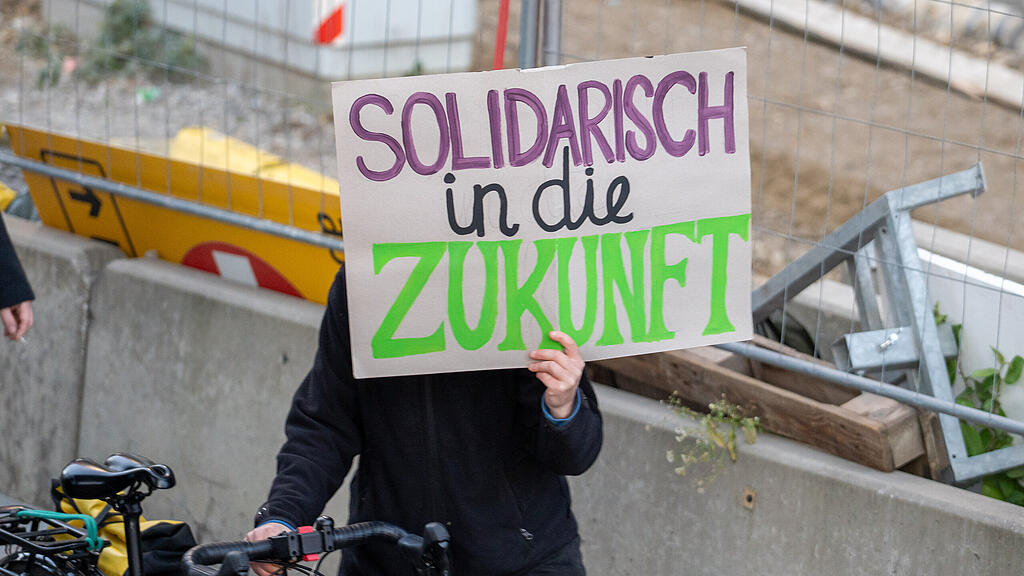 Pflege-Demo in Salzburg