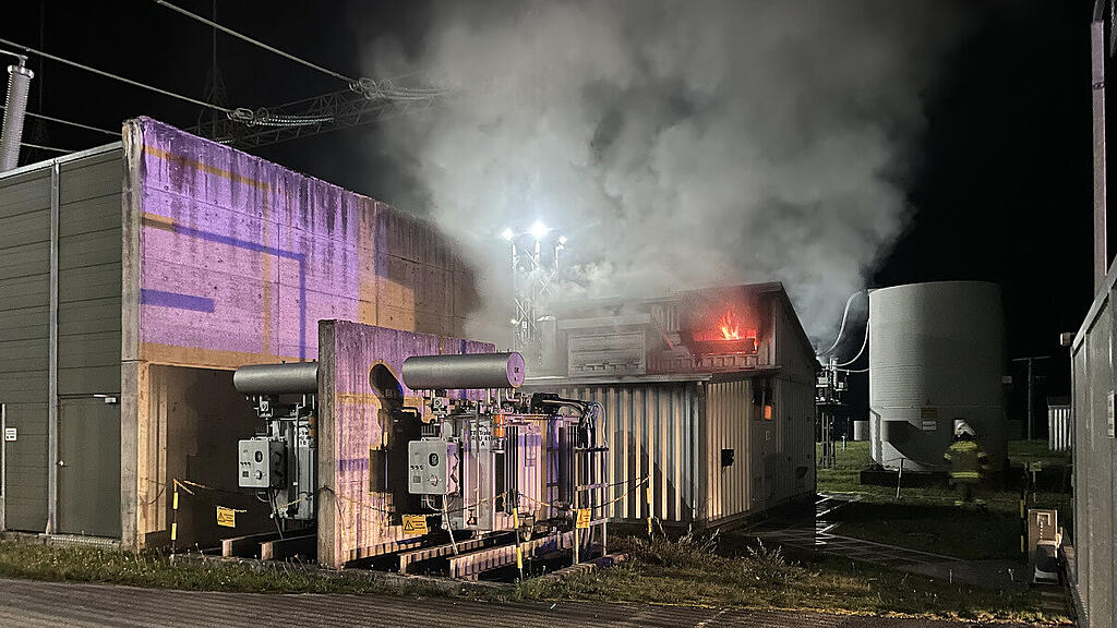 Brand Umspannwerk Kaprun