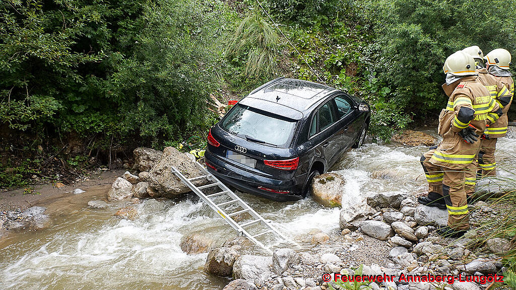 Auto im Rauchenbach