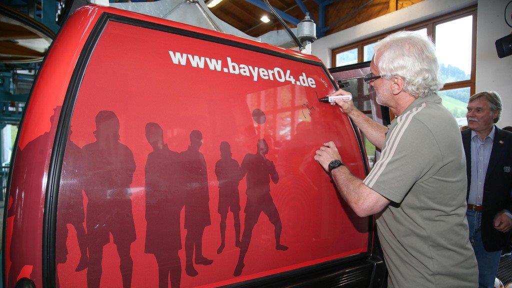 Schmidt mit Bayer Leverkusen in Zell am See