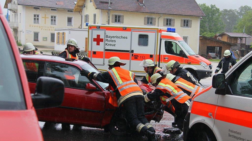 Frontalcrash auf B21