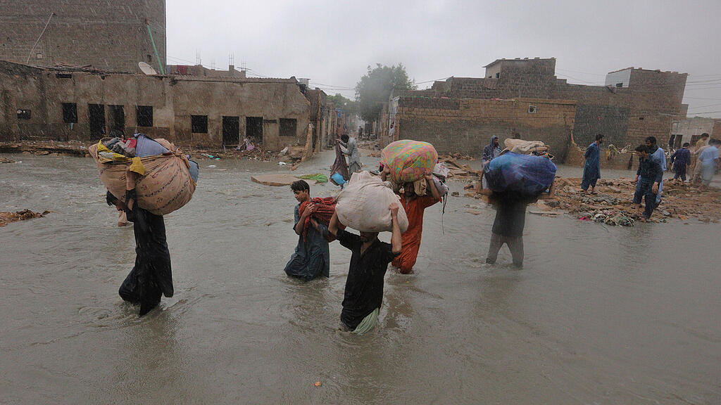 Pakistan, Überschwemmungen, Karatschi