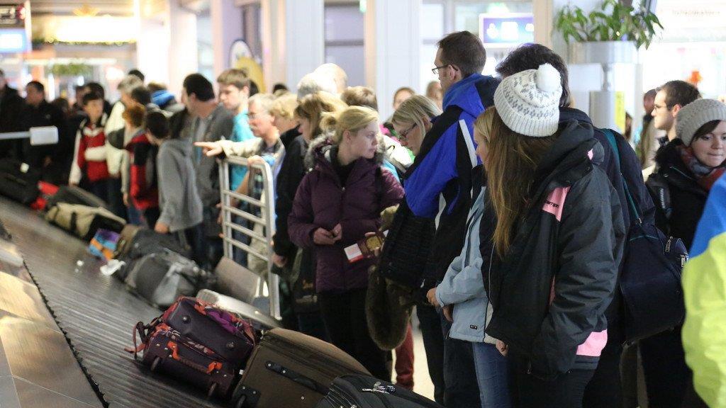 Hochbetrieb am Flughafen