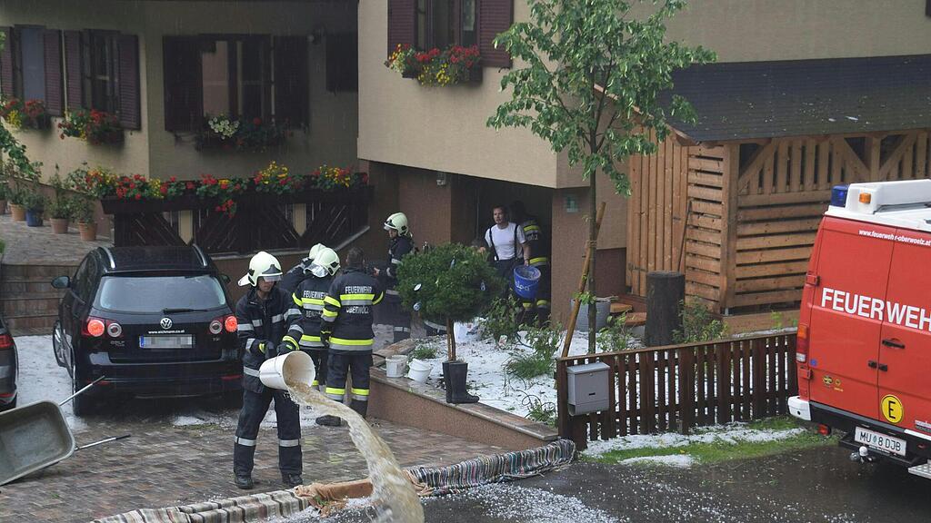 Die Feuerwehren in Horn im Einsatz.