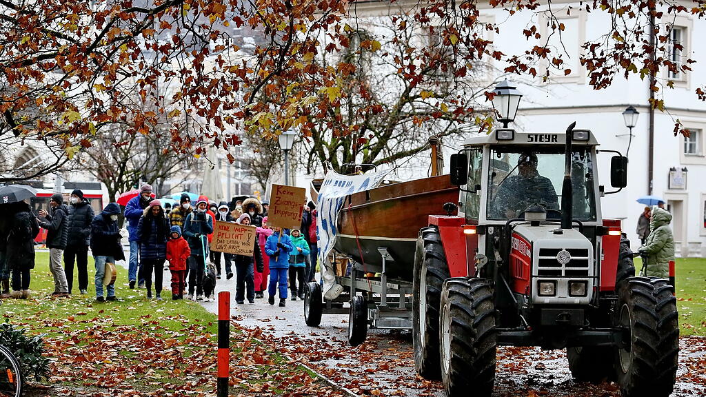 Corona-Demo Stadt Salzburg