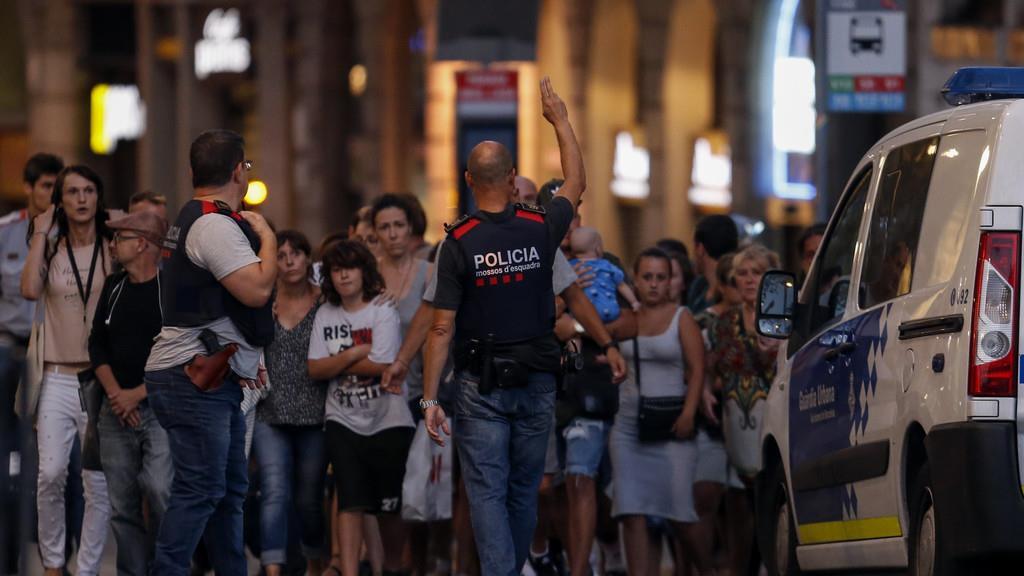 Terror in Barcelona: Bilder vom Abend