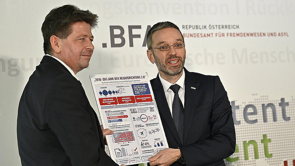 Kickl lobte die Arbeit des Bundesamts für Fremdenwesen und Asyl