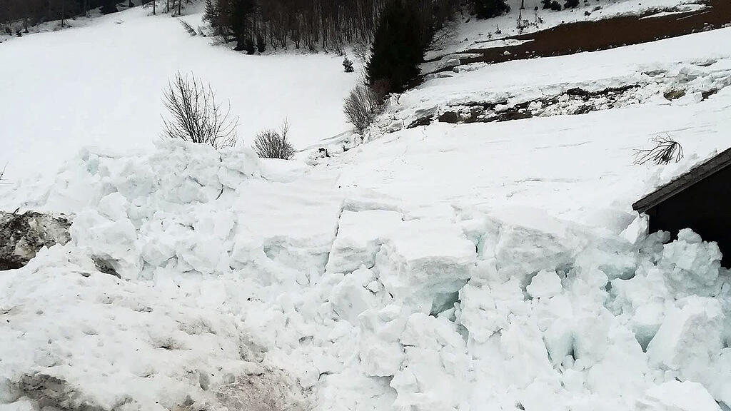 Lawine in Krispl