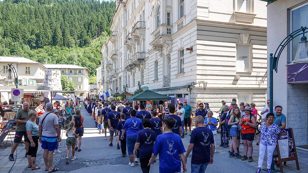 Straßenfest in Bad Gastein