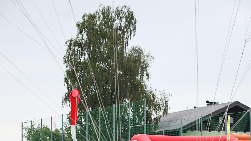 Fallschirmzielspringen in Thalgau, Bewerb